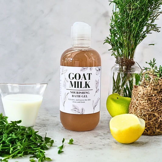 Goat Milk Coconut Orange Nourishing Body Wash Gel - Nature Skin Shop