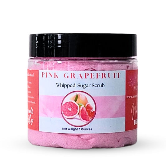 Grapefruit Whipped Sugar Soap Scrub - Nature Skin Shop