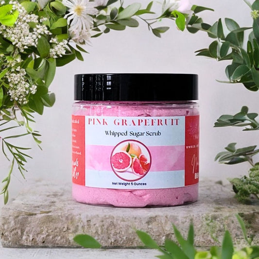 Grapefruit Whipped Sugar Soap Scrub - Nature Skin Shop