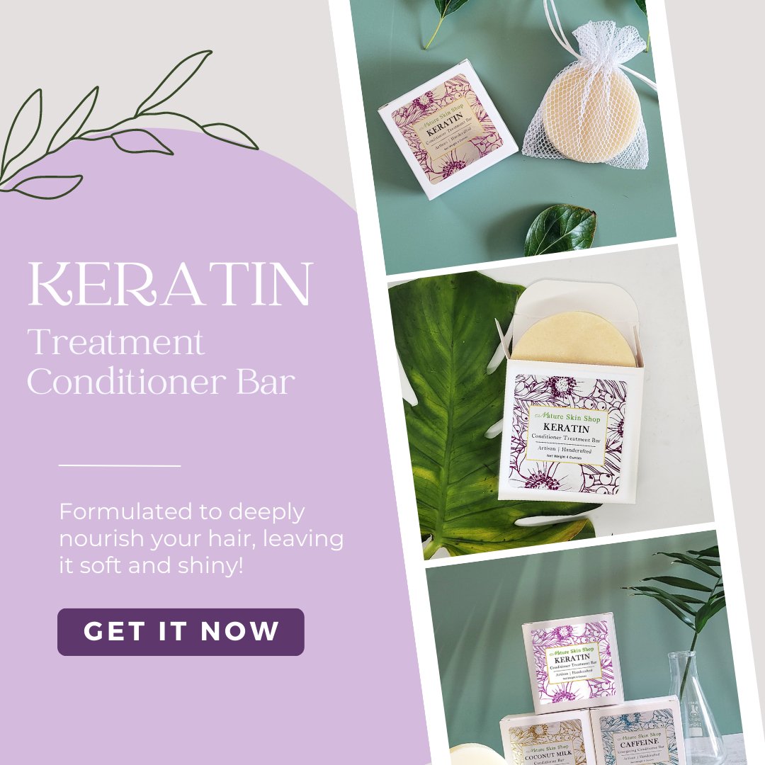 Hair Keratin Treatment In a Bar, Intense Hair Conditioner - Nature Skin Shop