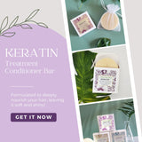 Hair Keratin Treatment In a Bar, Intense Hair Conditioner - Nature Skin Shop