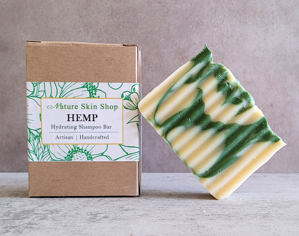 Hemp Hydrating Shampoo Bar, Cold Process All Natural, No Paraben