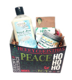 Ho Ho Ho Merry Gift Set ( Includes Hemp Body Lotion, Hemp Soap, Spearmint Scrub and Bath Bomb) - Nature Skin Shop
