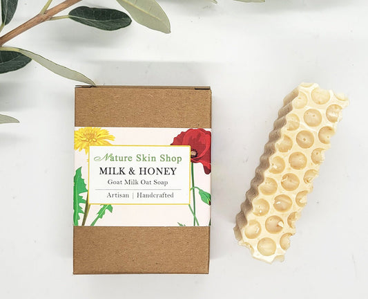 Honey Oat And Goat Milk Luxurios Bar, Natural Cold Process - Nature Skin Shop