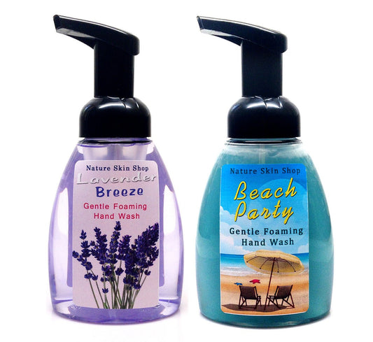 Lavender Breeze and Beach Party Foaming Hand Wash - Nature Skin Shop