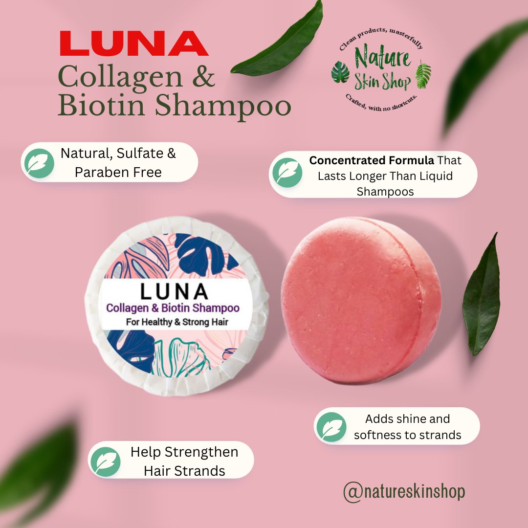 Luna Collagen & Biotin Shampoo And Conditioner Set - Nature Skin Shop