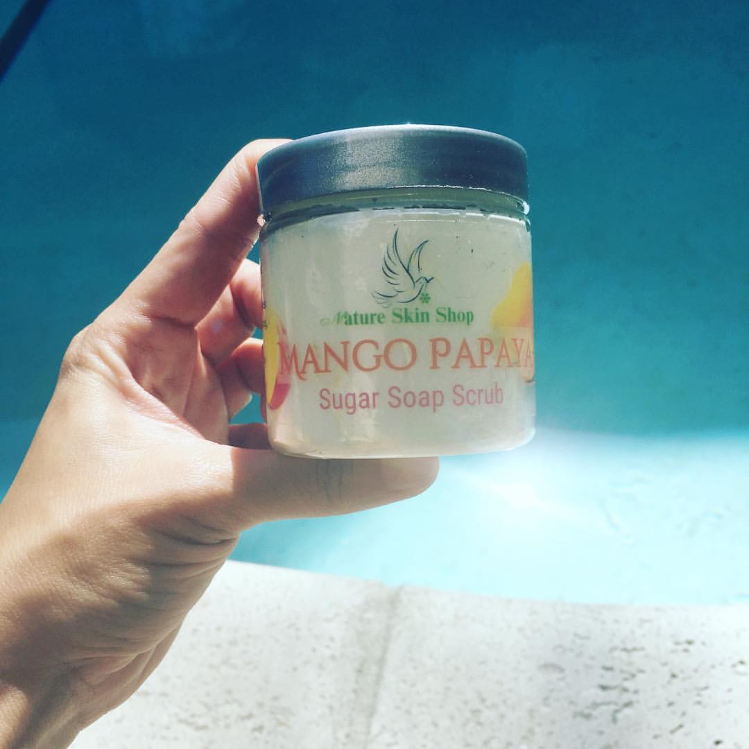 Mango Papaya Sugar Soap Scrub - Nature Skin Shop