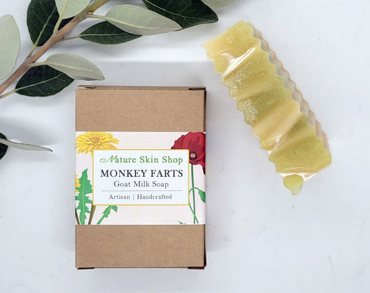 Monkey Farts Goat Milk Natural Soap, Cold Process - Nature Skin Shop