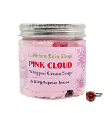 Pink Cloud Jewelry Whipped Soap, RING REVEAL inside! - Nature Skin Shop