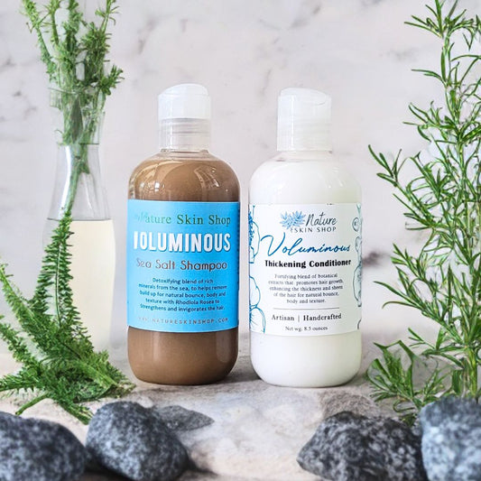 Voluminous Sea Salt Shampoo & Conditioner - Nature Skin Shop