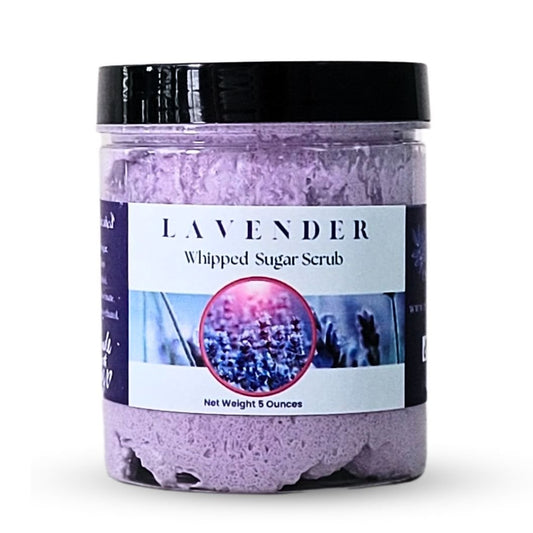 Whipped Lavender Sugar Scrub Soap - Nature Skin Shop