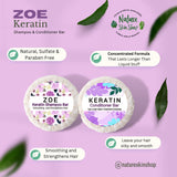 Zoe Keratin Shampoo Bar | Smoothing and Strengthens Hair - Nature Skin Shop